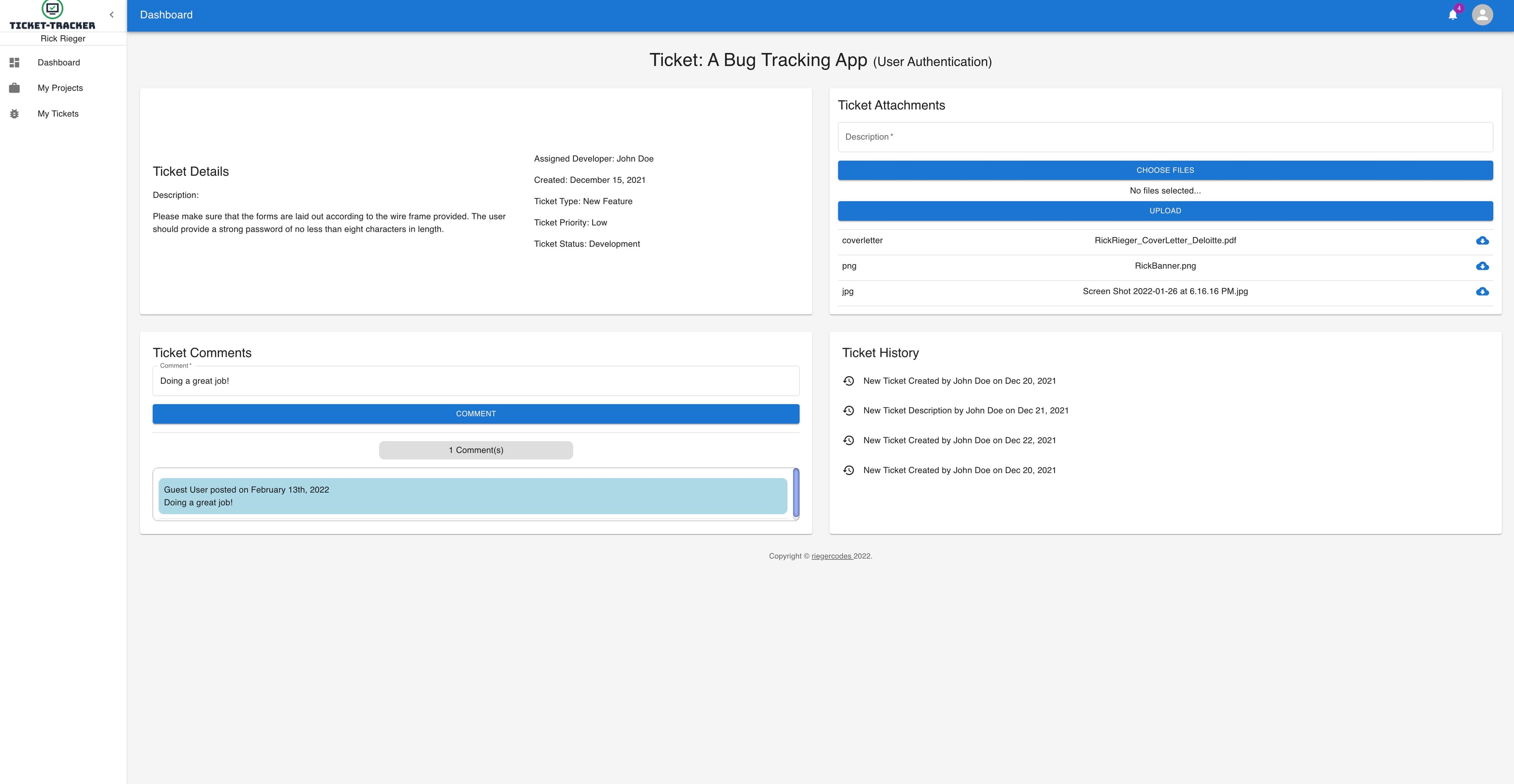 100 Days of Coding Day 6 - Ticket Tracker